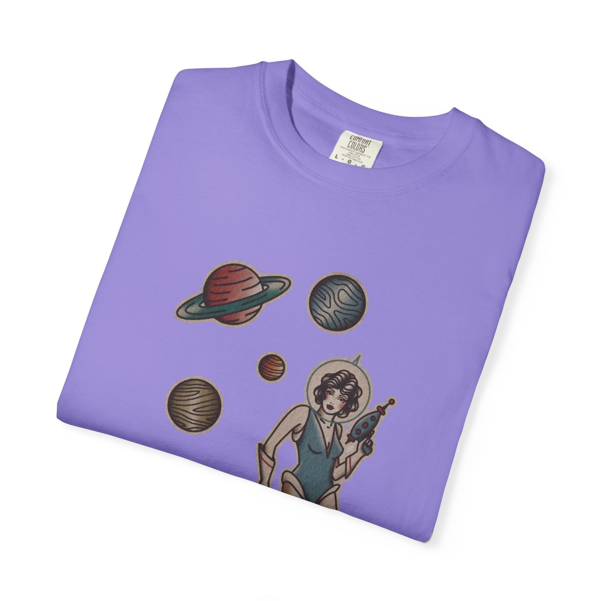 Retro Space Girls Graphic Tee