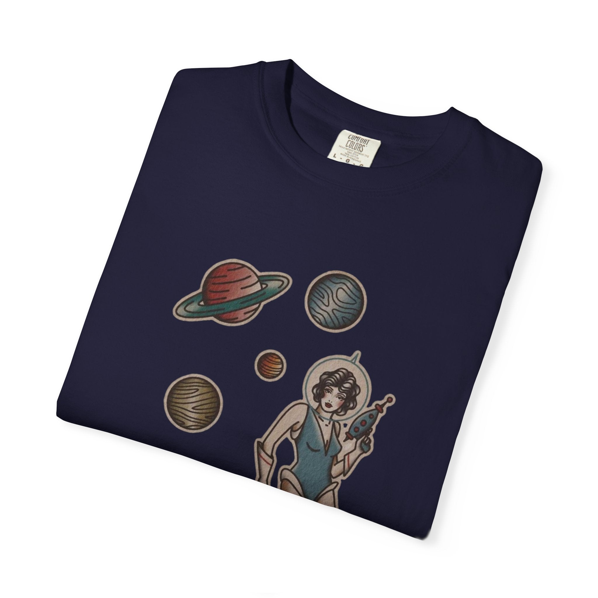 Retro Space Girls Graphic Tee
