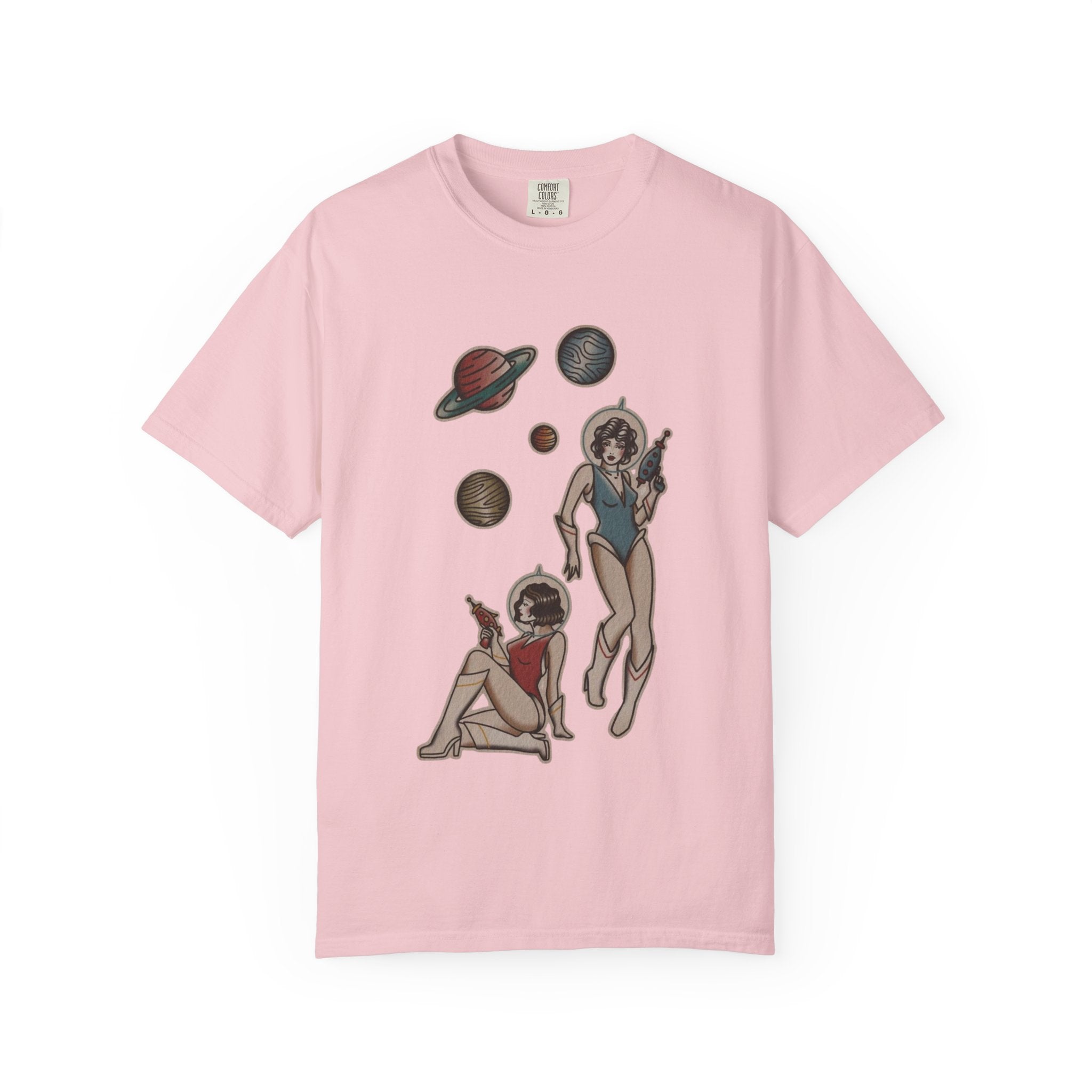 Retro Space Girls Graphic Tee