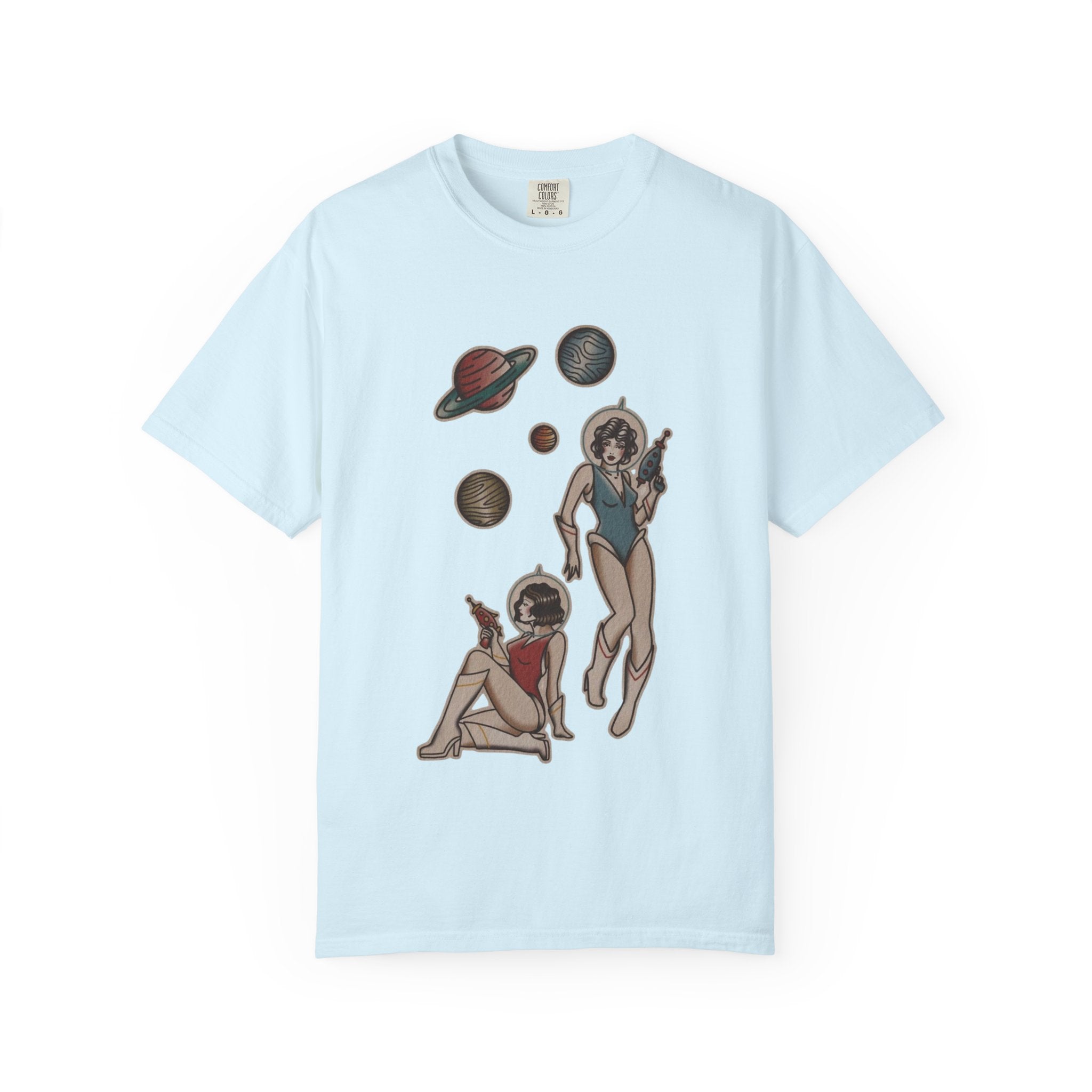 Retro Space Girls Graphic Tee