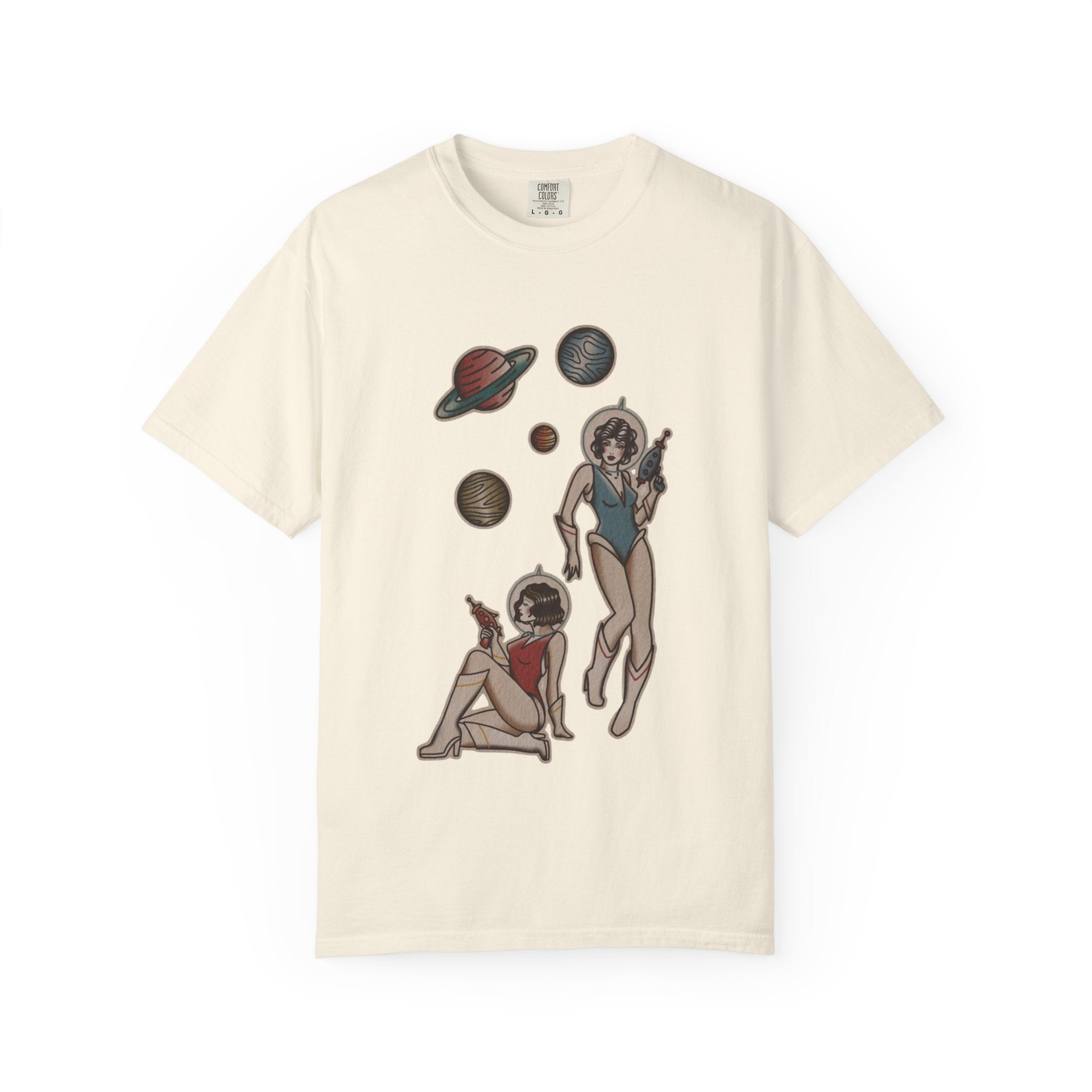 Retro Space Girls Graphic Tee