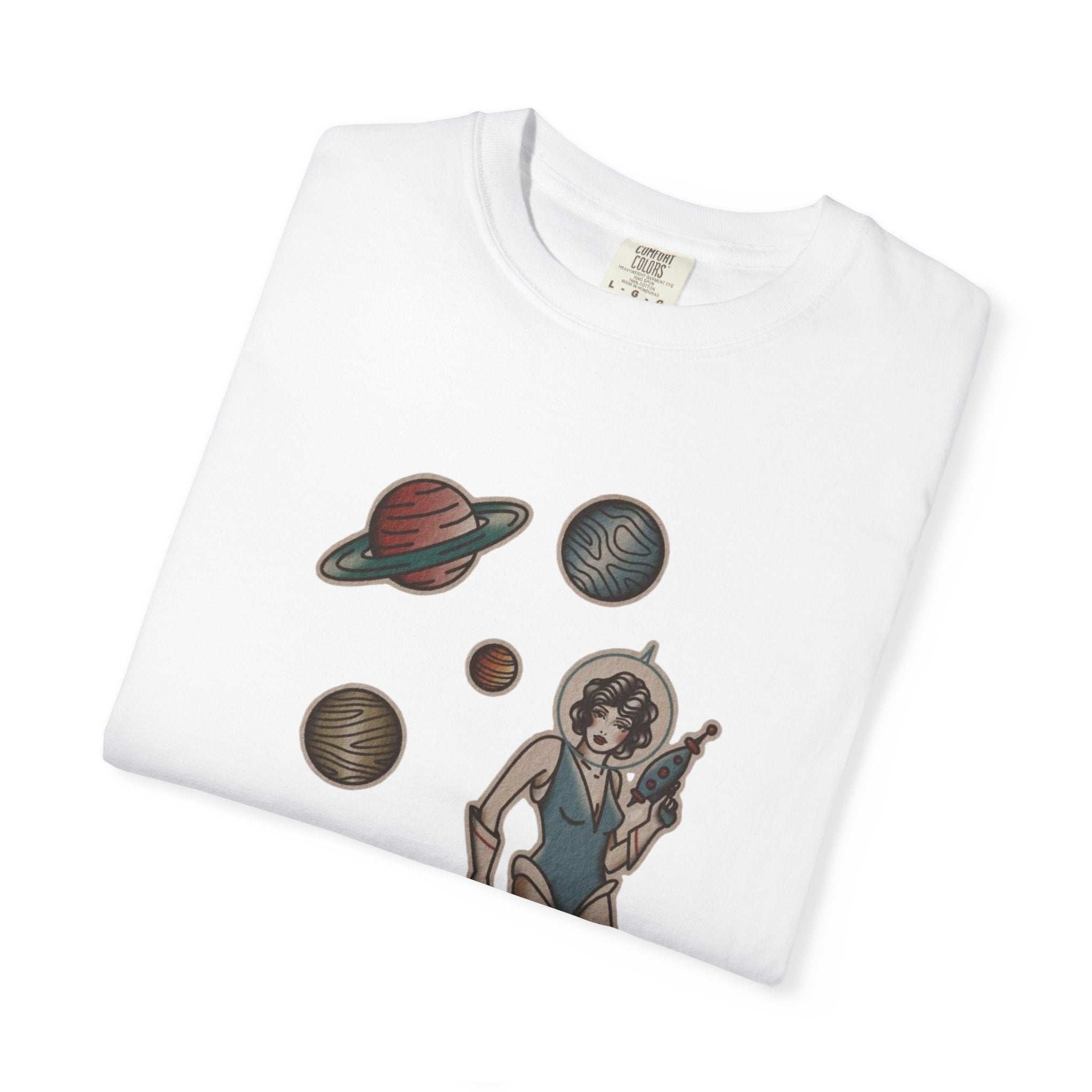 Retro Space Girls Graphic Tee