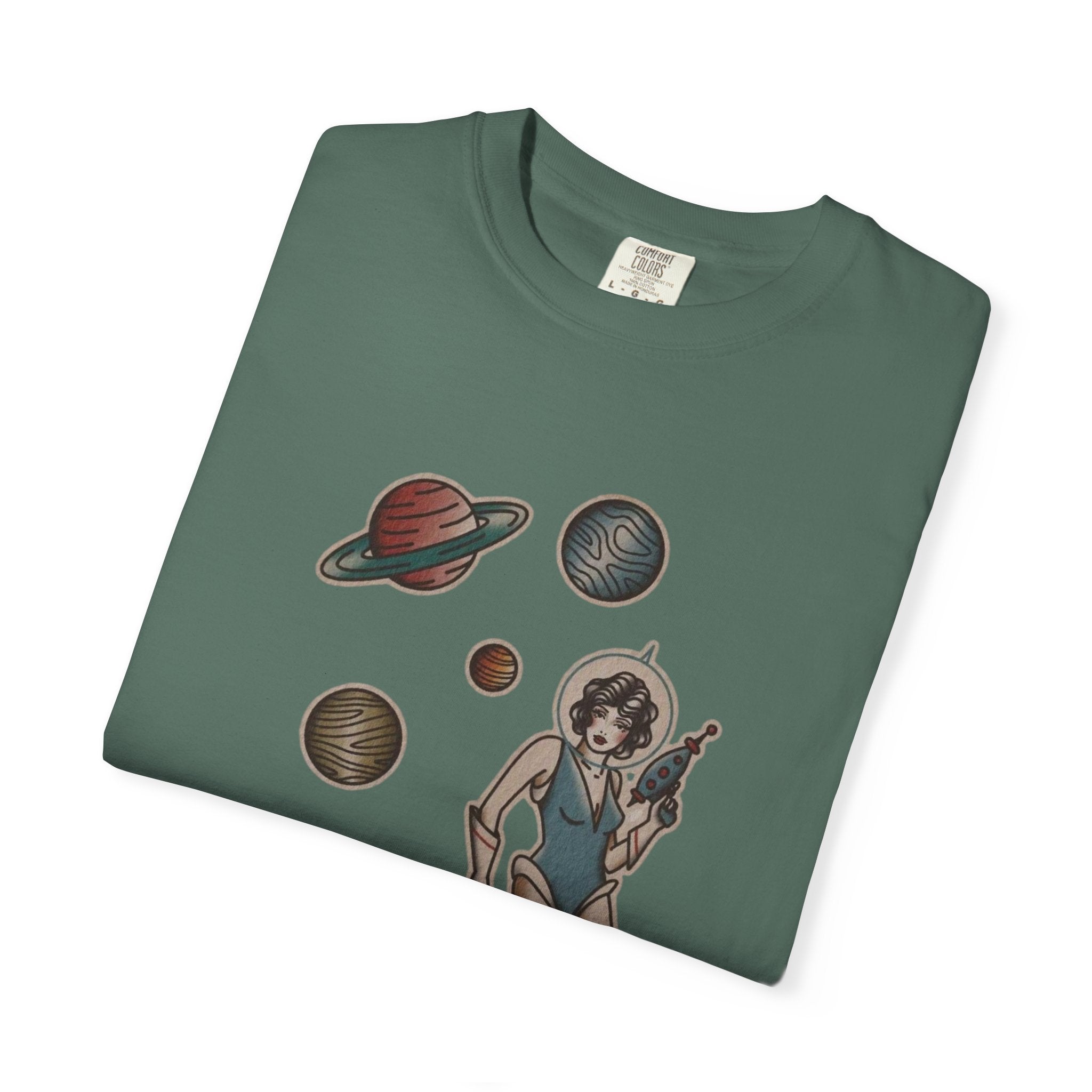 Retro Space Girls Graphic Tee