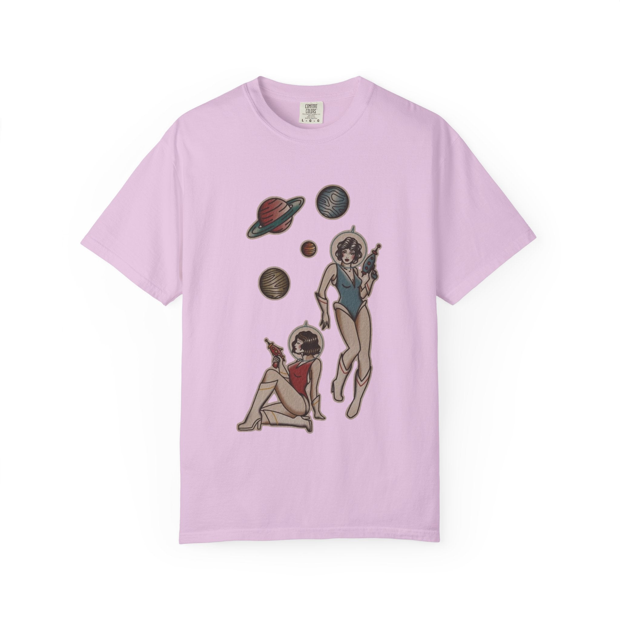 Retro Space Girls Graphic Tee